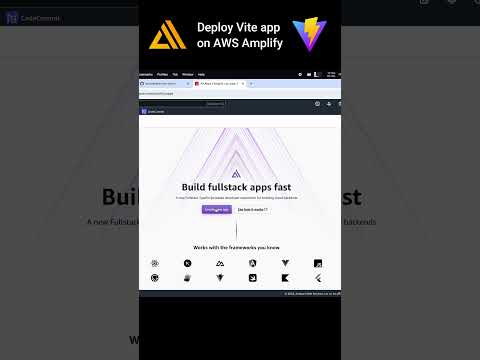 Hosting Vite app on #aws #amplify 2024